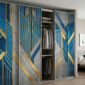 Wardrobe with digital mica