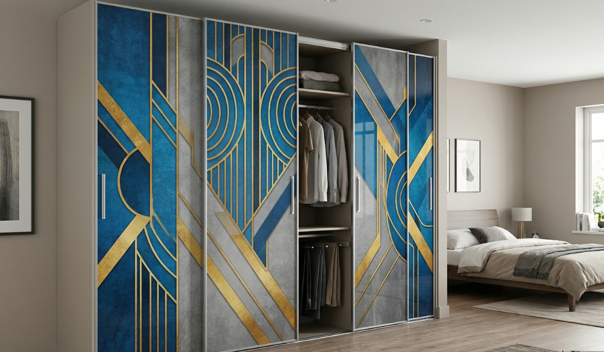 Wardrobe with digital mica